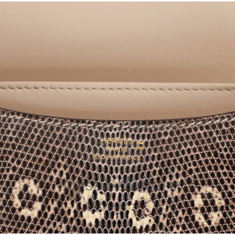 Hermès Constance 18 Ombre Shiny Salvator Varanus Lizard GHW