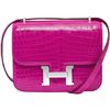 Hermès Constance 18 Rose Scheherazade Crocodile Niloticus PHW