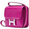 Hermès Constance 18 Rose Scheherazade Crocodile Niloticus PHW