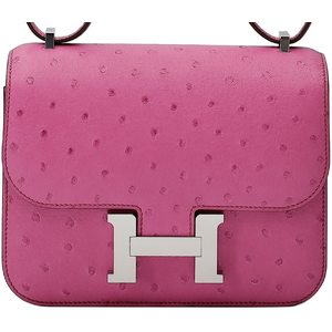 Hermès Constance 18 Fuchsia Ostrich PHW