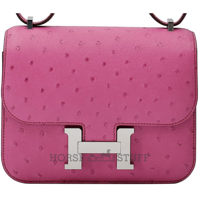 Hermès Constance 18 Fuchsia Ostrich PHW