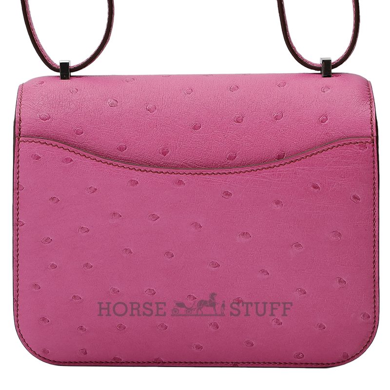 Hermès Constance 18 Fuchsia Ostrich PHW