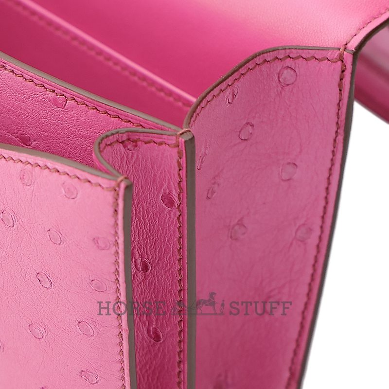 Hermès Constance 18 Fuchsia Ostrich PHW