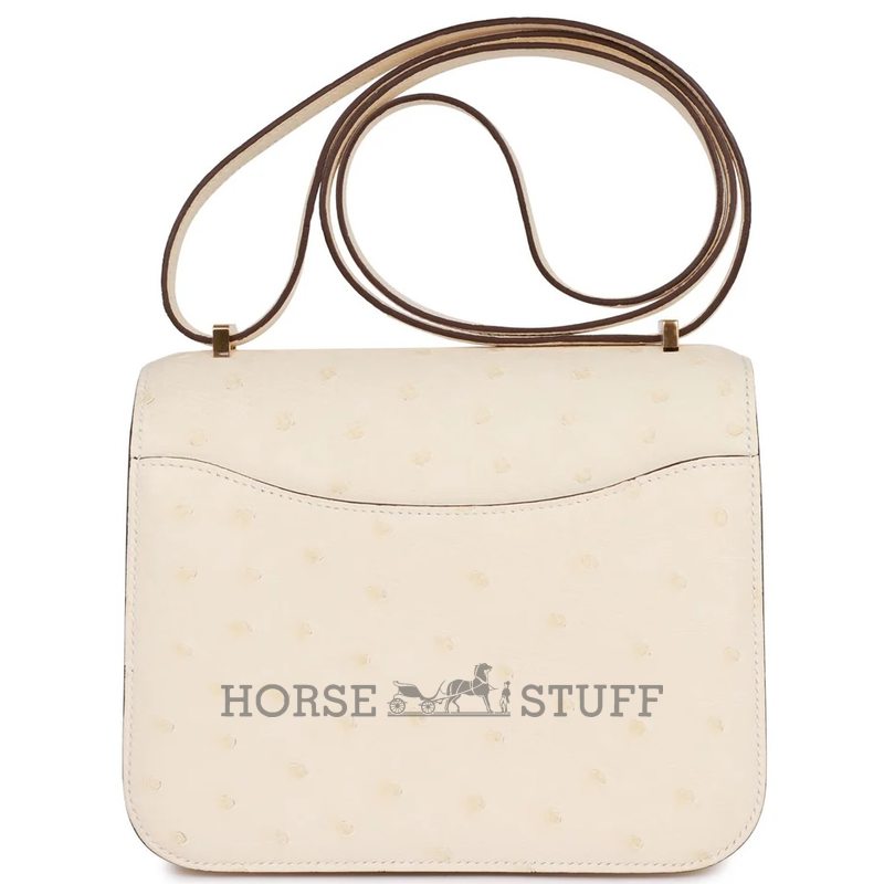 Hermès Constance 18 Nata Ostrich GHW