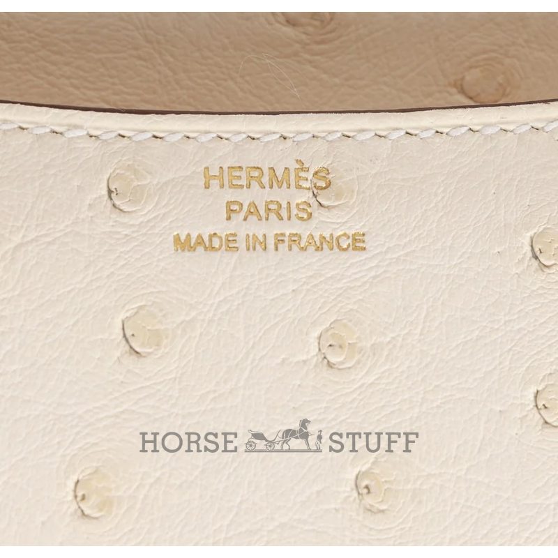 Hermès Constance 18 Nata Ostrich GHW