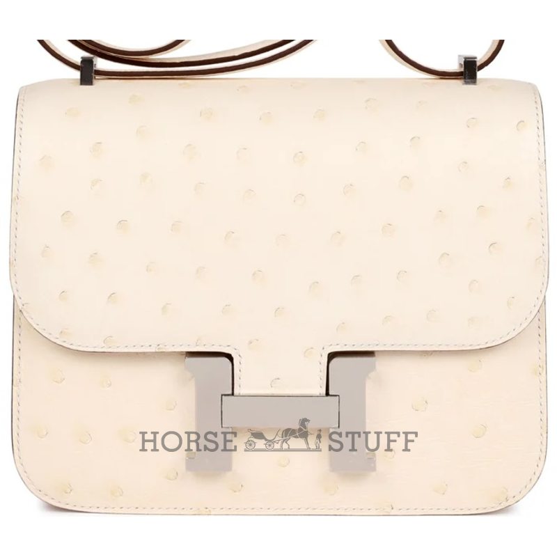 Hermès Constance 18 Nata Ostrich PHW