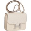 Hermès Constance 18 Nata Ostrich PHW