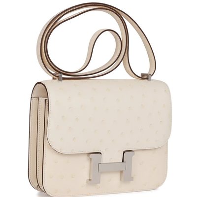 Hermès Constance 18 Nata Ostrich PHW