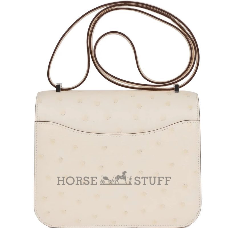 Hermès Constance 18 Nata Ostrich PHW
