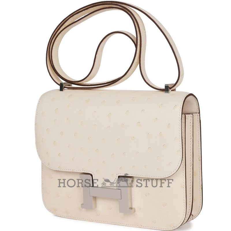 Hermès Constance 18 Nata Ostrich PHW