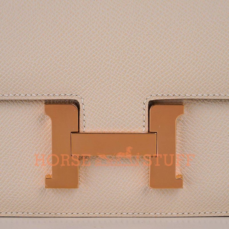 Hermès Constance 18 Special Order HSS Craie / Gris Perle Epsom GHW