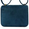 Hermès Constance 18 Blue Ocean Doblis Suede GHW