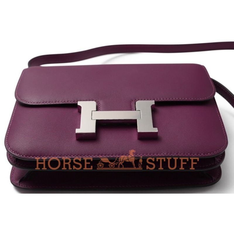 Hermès Constance 18 Anemone Swift PHW