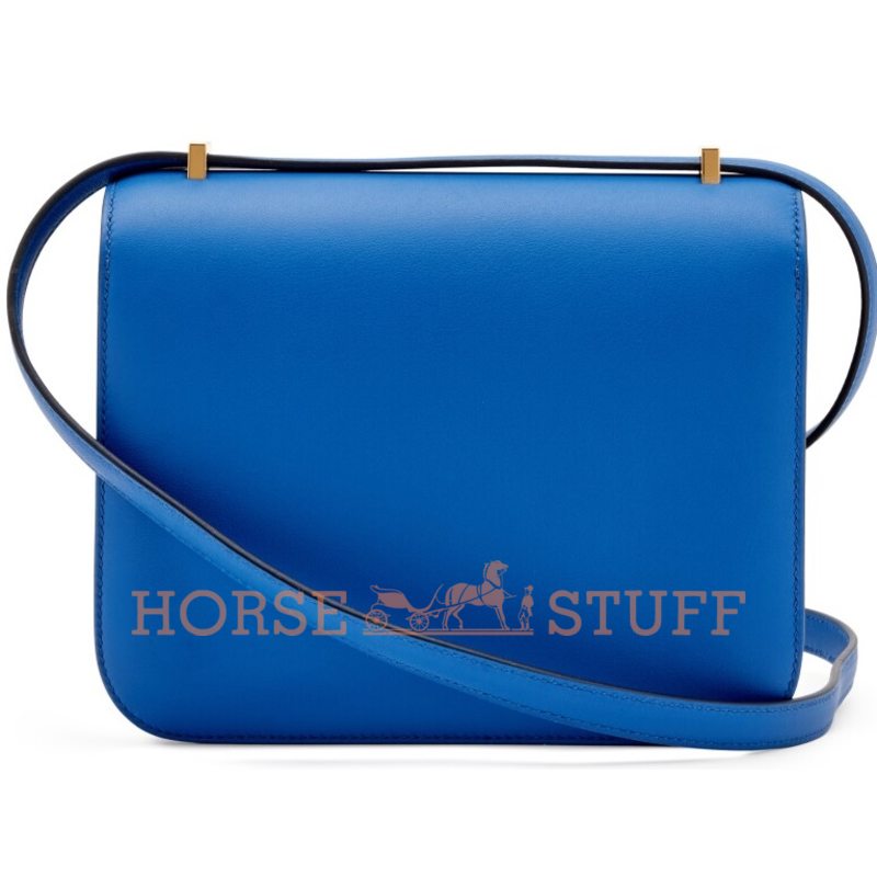 Hermès Constance 18 Blue France Swift GHW