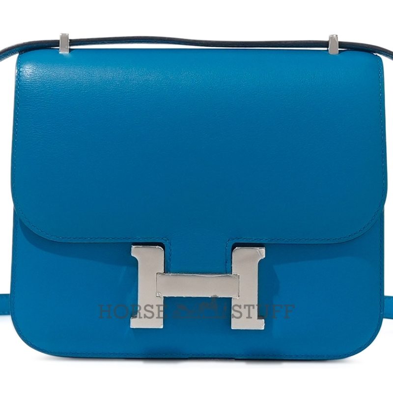 Hermès Constance 18 Blue Frida Swift PHW