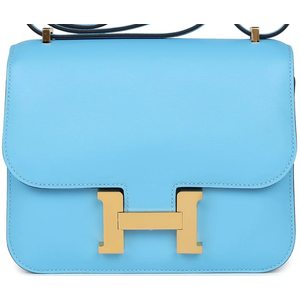 Hermes Constance 18 Celeste Swift GHW