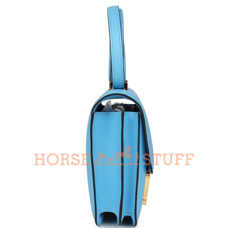 Hermes Constance 18 Celeste Swift GHW