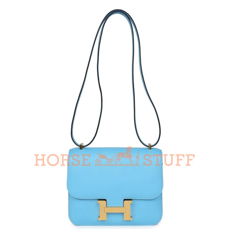 Hermes Constance 18 Celeste Swift GHW