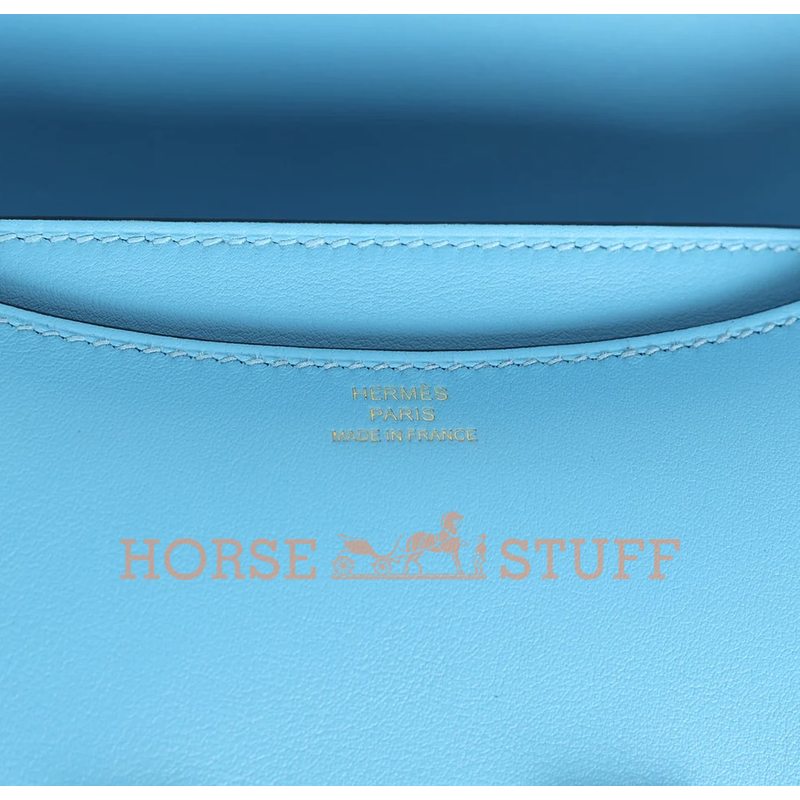 Hermes Constance 18 Celeste Swift GHW