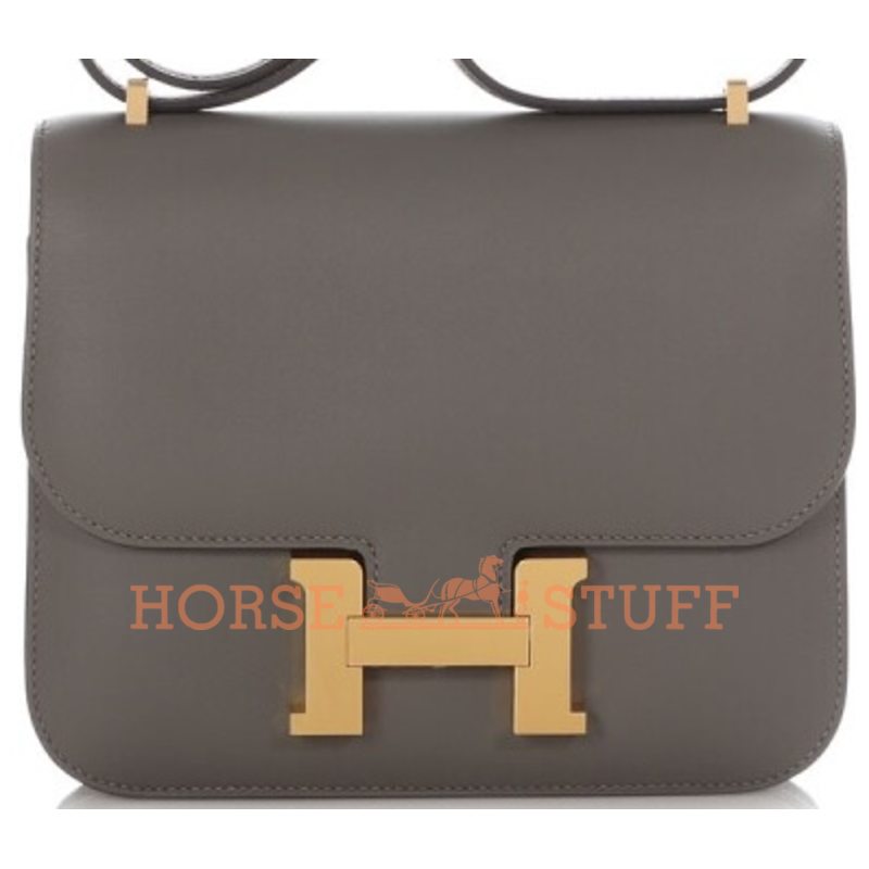 Hermès Constance 18 Gris Meyer Swift GHW