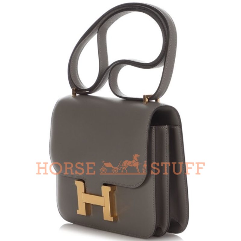 Hermès Constance 18 Gris Meyer Swift GHW