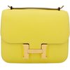 HERMÈS Constance Mini 18 Lime Swift GHW