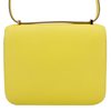 HERMÈS Constance Mini 18 Lime Swift GHW