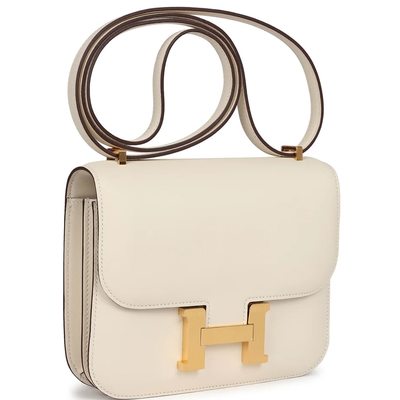 HERMÈS Constance Mini 18 Nata Swift GHW