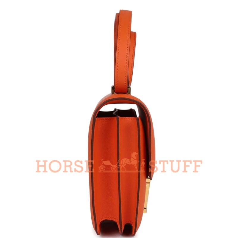 Hermes Constance 18 Orange Swift GHW