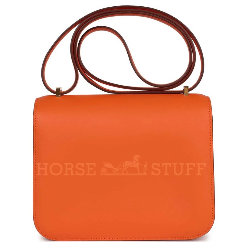 Hermes Constance 18 Orange Swift GHW