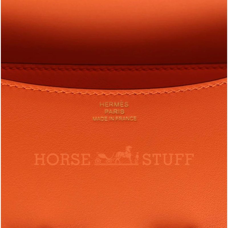 Hermes Constance 18 Orange Swift GHW