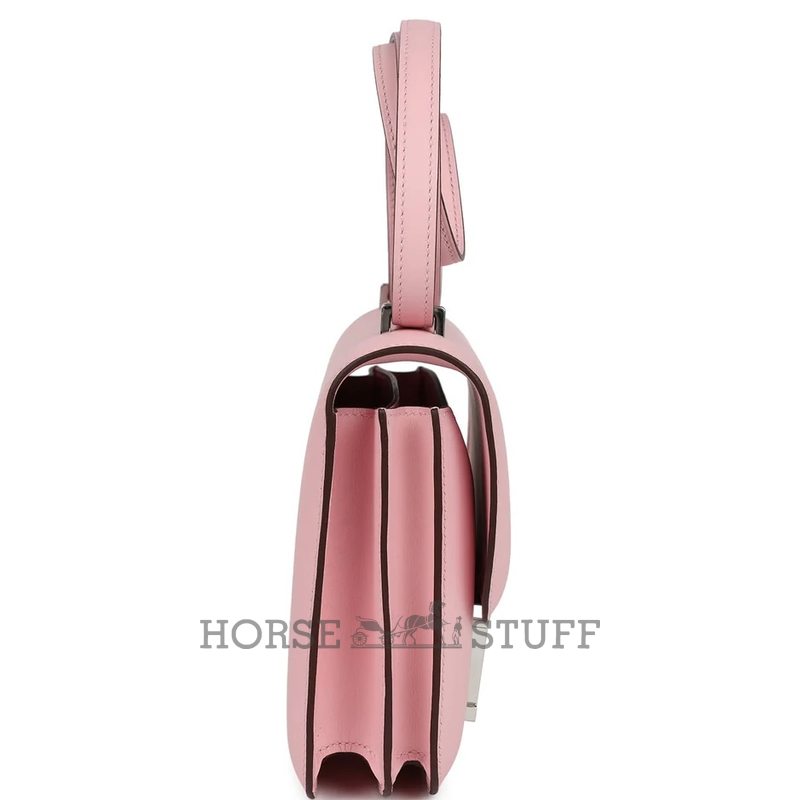 HERMÈS Constance Mini 18 Rose Sakura Swift PHW