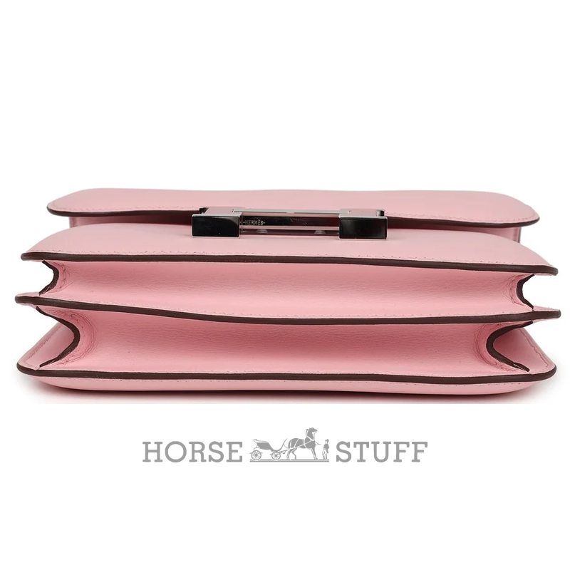 HERMÈS Constance Mini 18 Rose Sakura Swift PHW