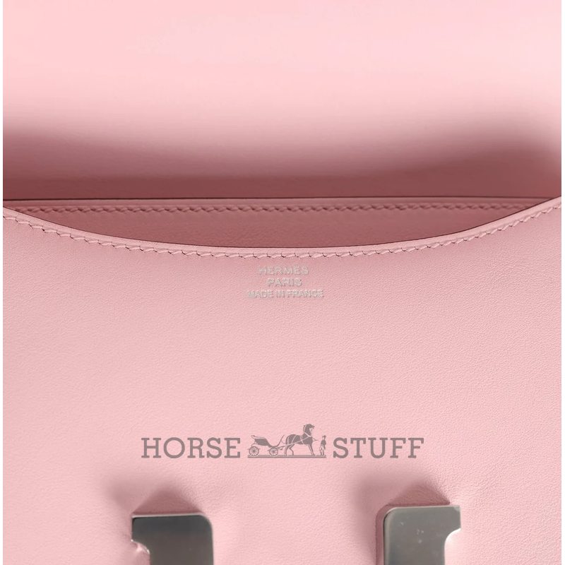 HERMÈS Constance Mini 18 Rose Sakura Swift PHW