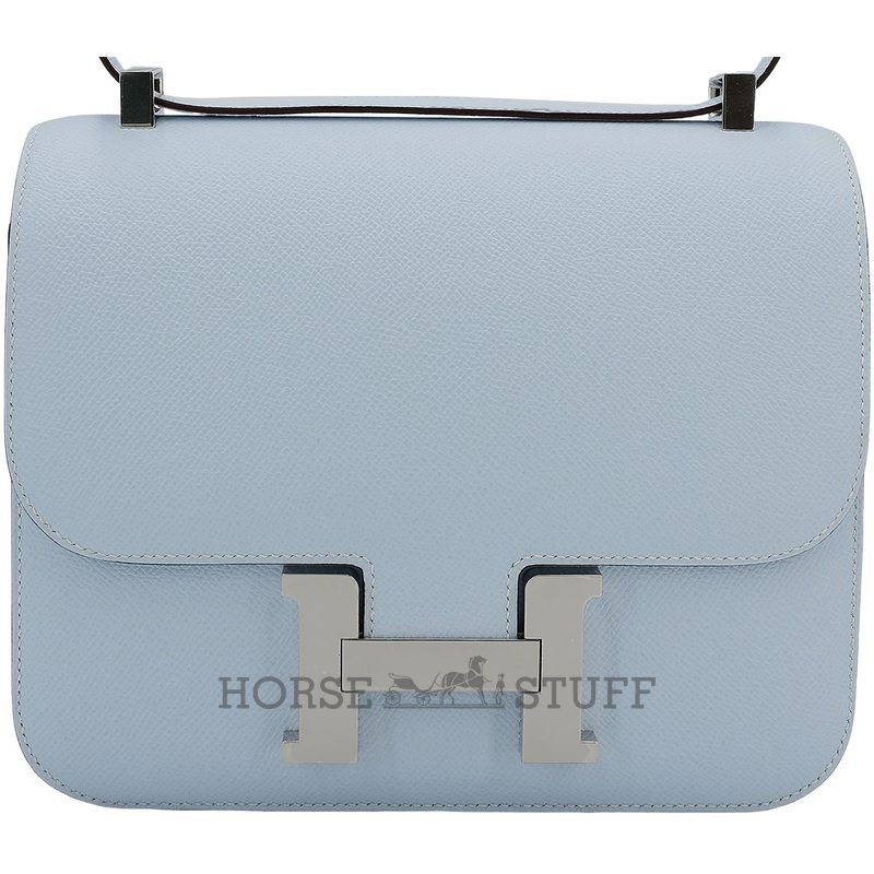 Hermès Constance 24 Blue Brume Epsom PHW