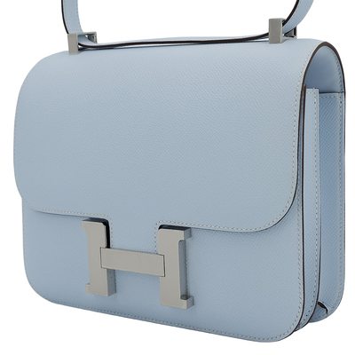 Hermès Constance 24 Blue Brume Epsom PHW