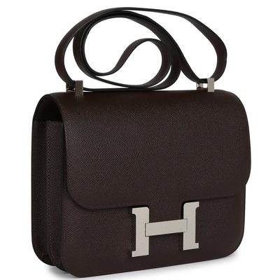 Hermès Constance 24 Chocolate Epsom PHW