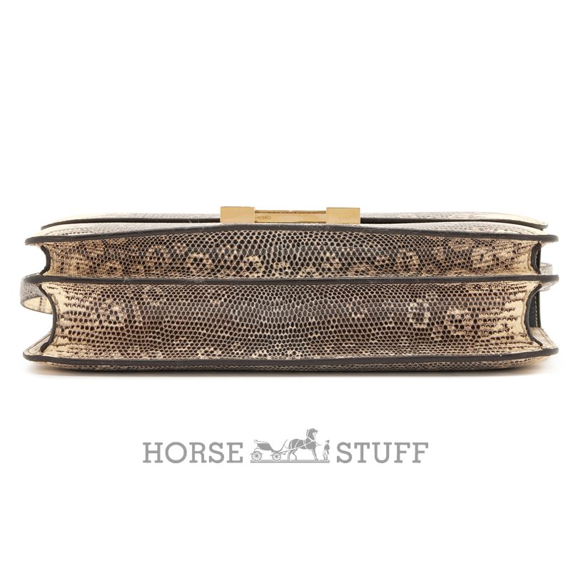 Hermès Constance Elan OMBRE SHINY SALVATOR VARANUS LIZARD GHW