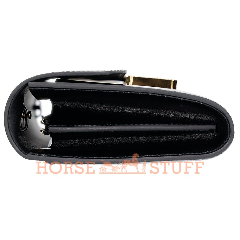 Hermès Constance To Go Wallet Black Box Calf GHW