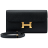 Hermès Constance To Go Wallet Black Epsom GHW