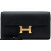 Hermès Constance To Go Wallet Black Epsom GHW