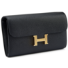 Hermès Constance To Go Wallet Black Epsom GHW