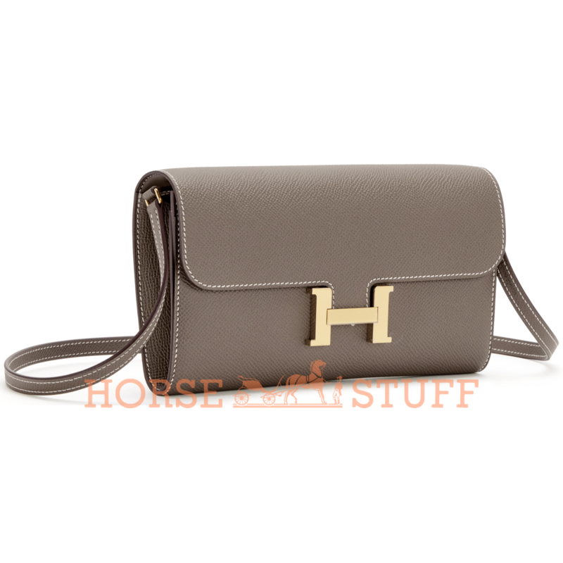 Hermès Constance To Go Wallet Etoupe Epsom GHW