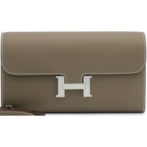 Hermès Constance To Go Wallet Etoupe Epsom PHW