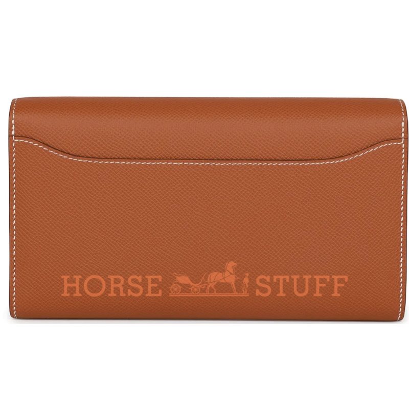 Hermès Constance To Go Wallet Gold Epsom PHW