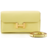 Hermès Constance To Go Wallet Jaune Poussin Epsom GHW