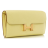 Hermès Constance To Go Wallet Jaune Poussin Epsom GHW