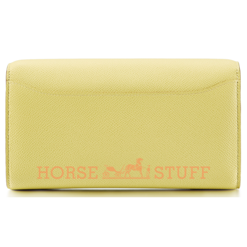 Hermès Constance To Go Wallet Jaune Poussin Epsom GHW