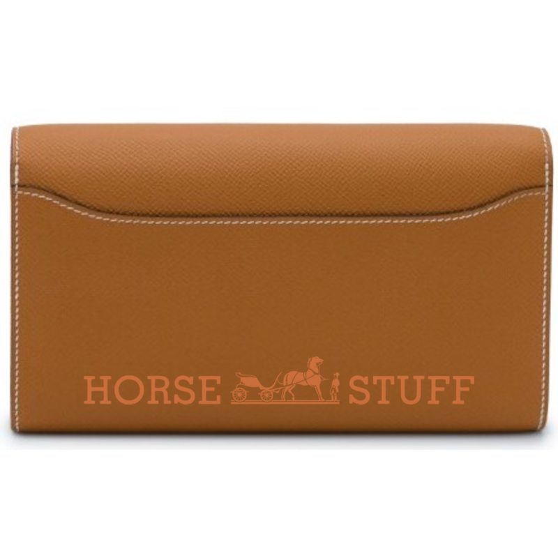 Hermès Constance To Go Wallet Toffee Epsom GHW