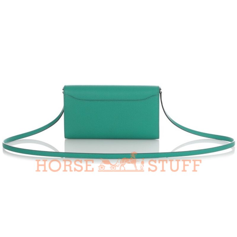 Hermès Constance To Go Wallet Vert Jade Epsom PHW